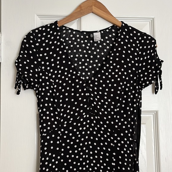 H&M polka dot black dress - Picture 4 of 4